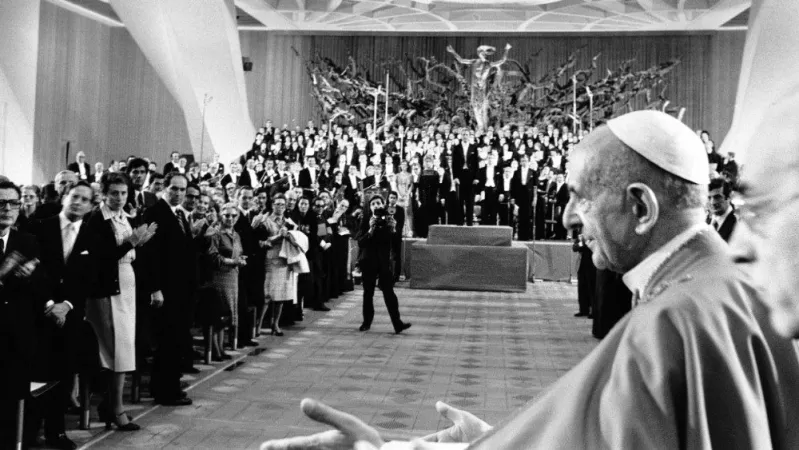 Papa Paolo VI nell' Aula che allora si chiamava Nervi  |  | Vatican Media