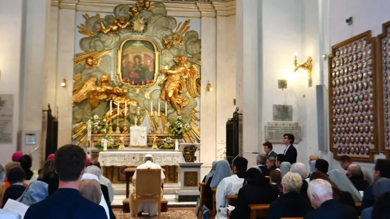 Il Papa al Divino Amore |  | Vatican Media / ACI Group