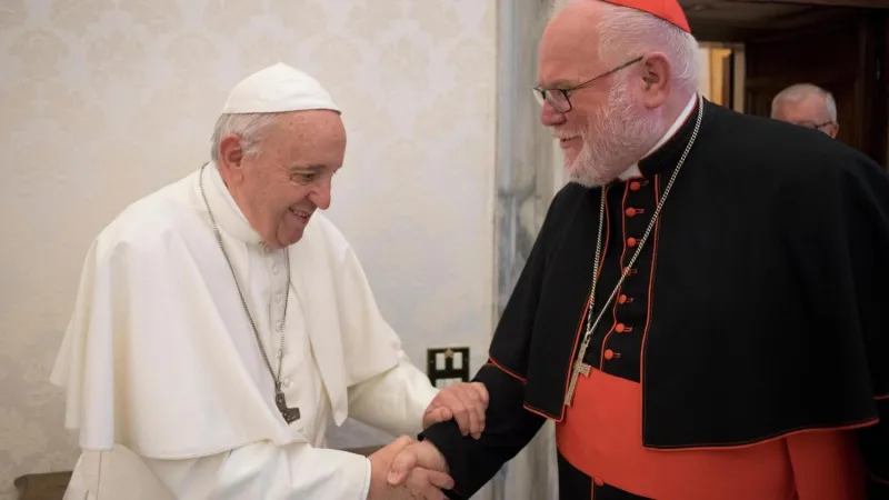 Papa Francesco e il cardinale Marx |  | Vatican Media 