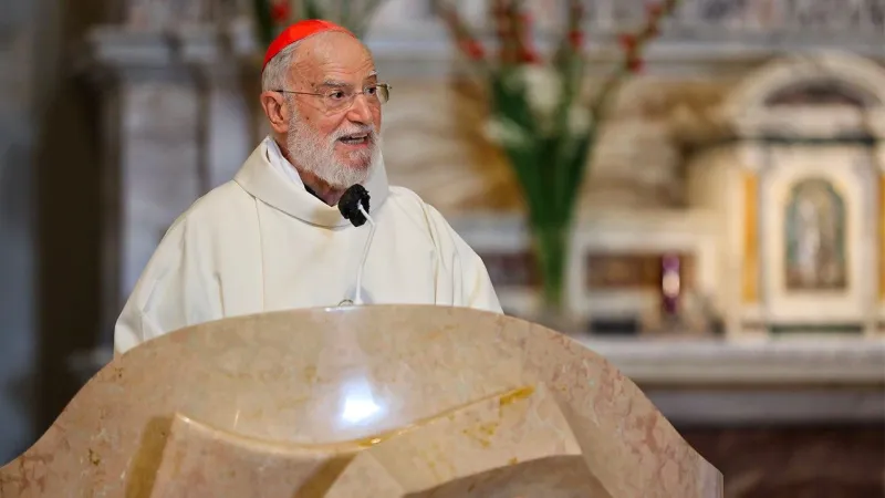 Padre Raniero Cantalamessa durante la Messa |  | Vatican Media / ACI Group