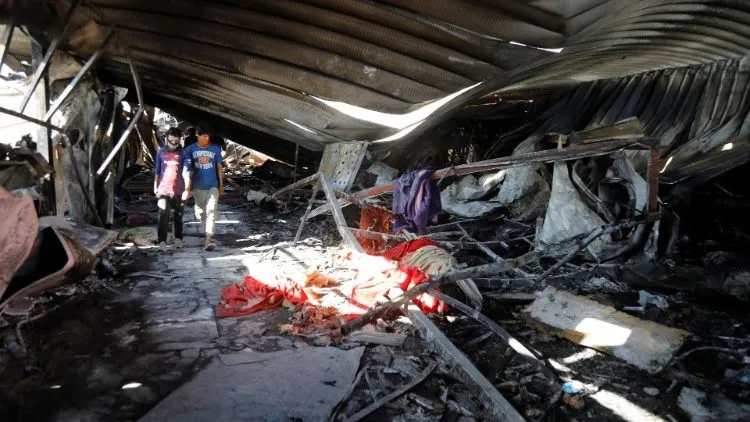 Ospedale al-Hussein di Nassiriya | Incendio all'ospedale al-Hussein di Nassiriya | Vatican News