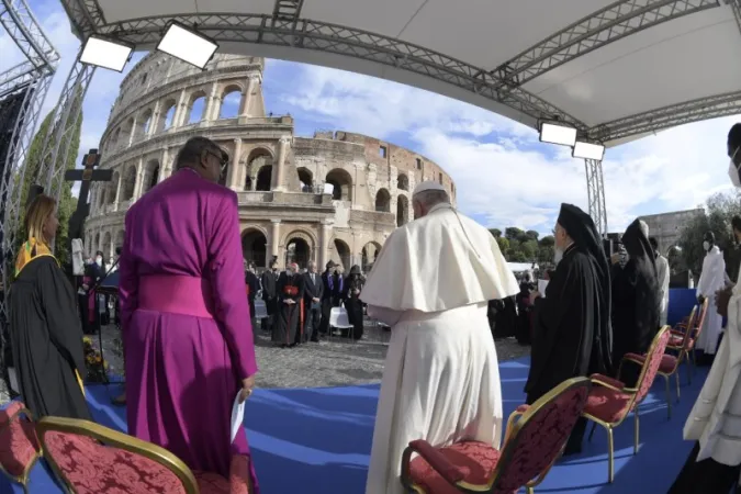 Papa Francesco all'evento Popoli fratelli, terra futura |  | Vatican Media 