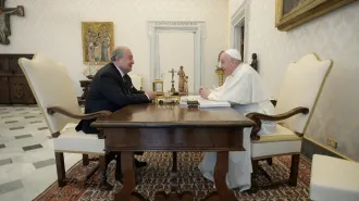  Papa Francesco riceve in Vaticano il Presidente della Repubblica di Armenia