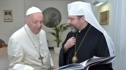 Papa Francesco e Sua Beatitudine Sviatoslav Shevchuk / Vatican Media / ACI Group
