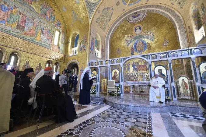 Papa Francesco a Santa Sofia nel gennaio 2018 |  | Vatican Media 