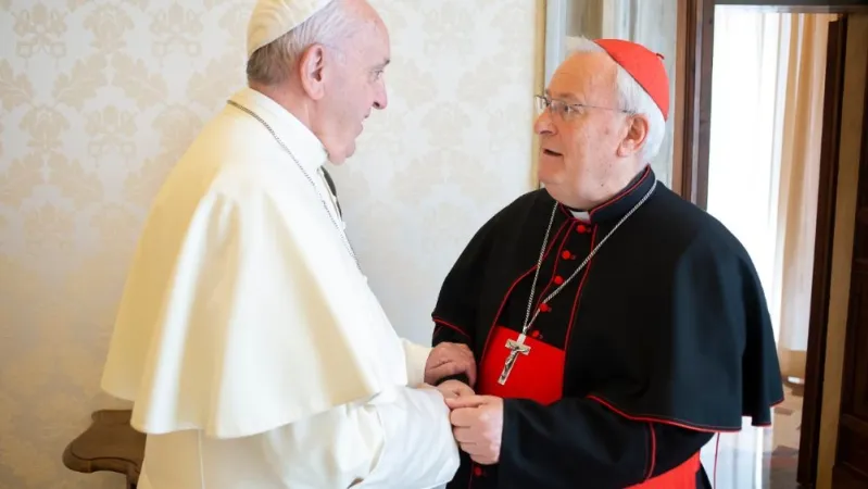 Papa Francesco e il presidente della Cei Bassetti |  | Vatican Media