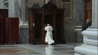Papa Francesco, il sigillo è dall'inizio alla fine della confessione 