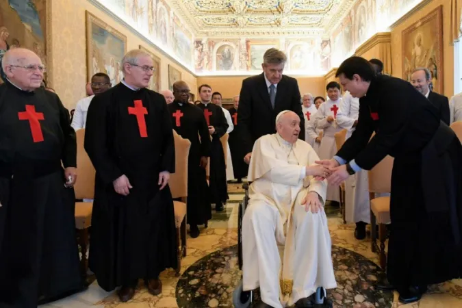 Udienza ai partecipanti al Capitolo Generale dell’Ordine dei Ministri degli Infermi (Camilliani) |  | Vatican Media / ACI Group