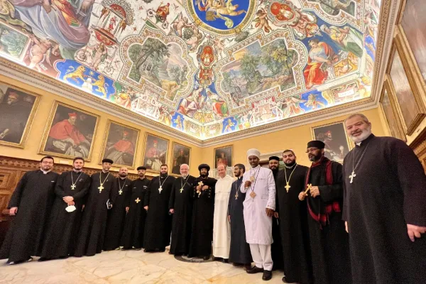 Gli studenti delle Chiese Ortodosse Orientali oggi in visita da Papa Francesco / PCPUC