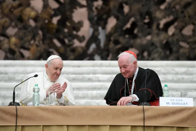 Papa Francesco e il cardinale Marc Ouellet |  | Vatican Media