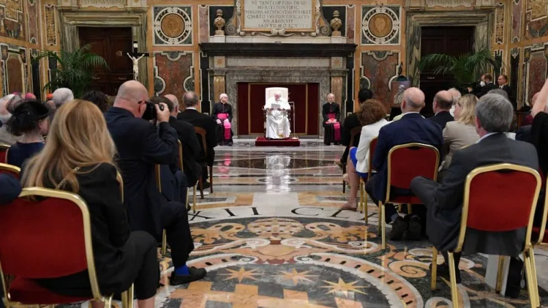 Il Papa durante l'udienza odierna alla PAS |  | Vatican Media / ACI Group