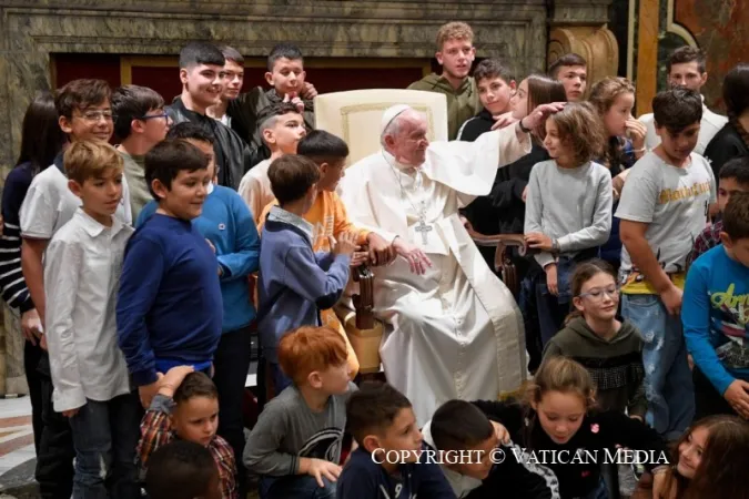 Il Papa con la Comunità Frontiera |  | Vatican Media / ACI group