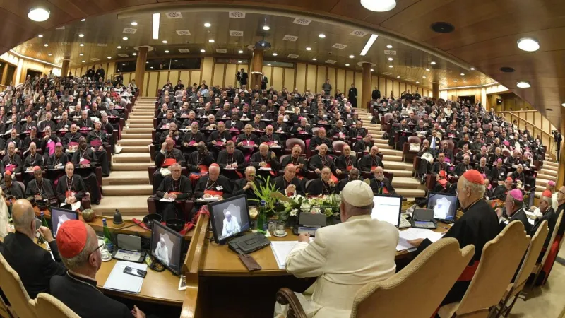 Una sessione di un passato Sinodo  | Vatican Media 