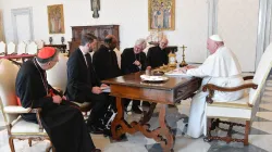 Il Cardinale Koch da Papa Francesco con il nuovo direttivo CEC, 23 marzo 2023 / PCPUC