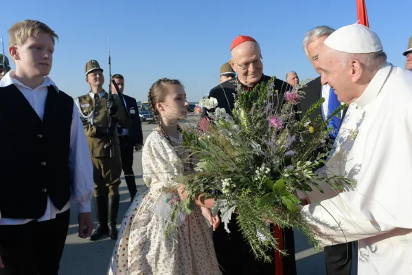 L'arrivo del Papa a Budapest nel settembre 2021 / Vatican Media