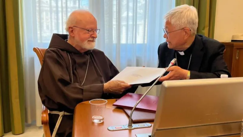 Il cardinale O'Malley e il Cardinale You firmano l'accordo | Tutela Minorum