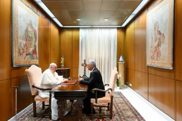 Papa Francesco e il Presidente di Cuba - Vatican Media