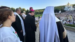 il vescovo Aguiar con l'arcivescovo maggiore della Chiesa Greco Cattolica Ucraina Sviatoslav Shevchuk / Vatican News
