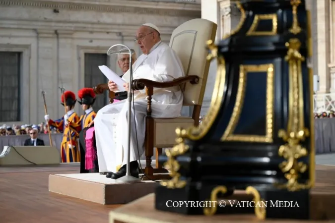Papa Francesco durante una udienza generale | Vatican Media / ACI Group