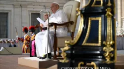 Papa Francesco durante una udienza generale / Vatican Media / ACI Group