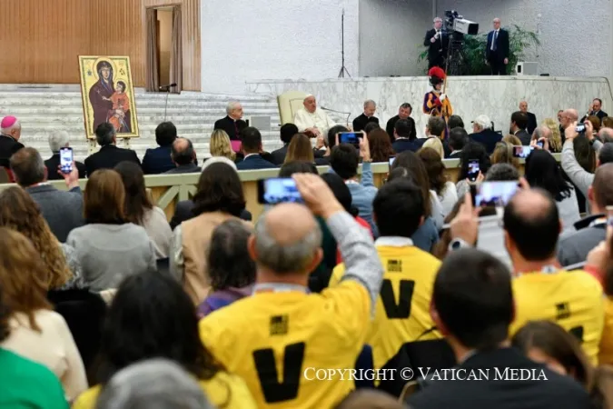 Papa Francesco durante l'Udienza |  | Vatican Media / ACI group