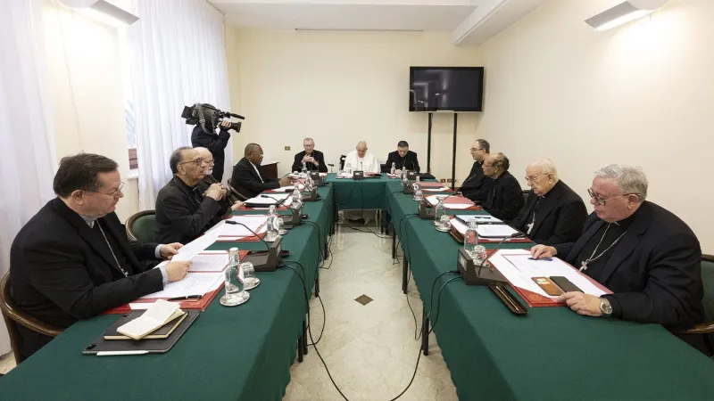 Consiglio dei Cardinali | Consiglio dei Cardinali, una riunione in una foto d'archivio | Vatican Media
