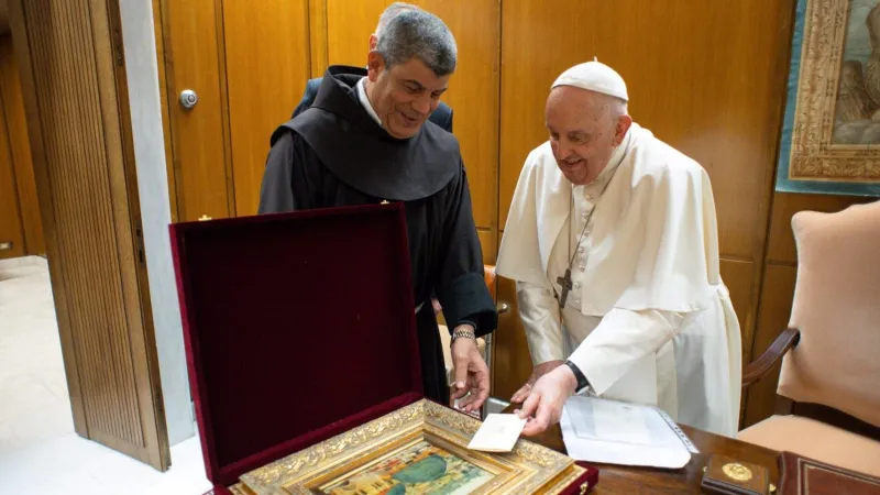Papa Francesco e Padre Faltas |  | Vatican Media