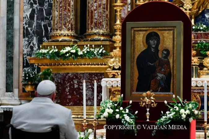 Il Papa a Santa Maria Maggiore |  | Vatican Media / ACI Group