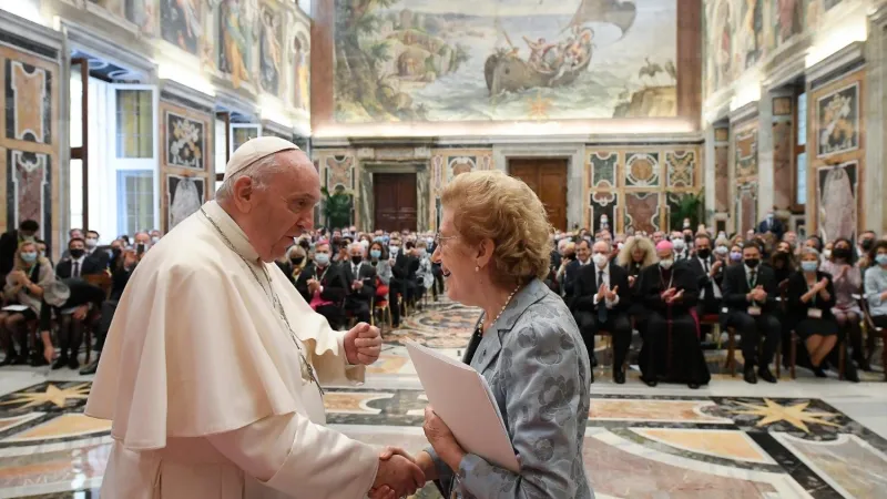 Una recente udienza della Fondazione con Papa Francesco |  | Vatican Media