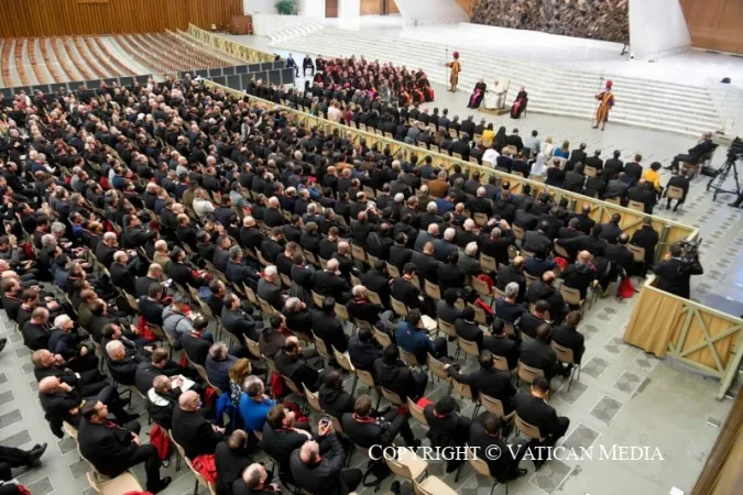 Papa Francesco durante l'udienza |  | Vatican Media / ACI Group