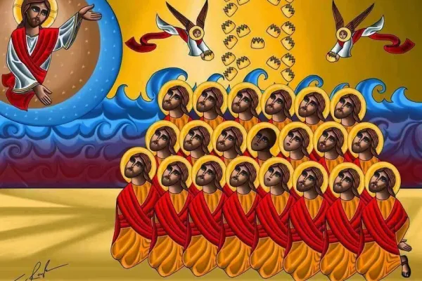 L'icona che ricorda i 21 martiri copti uccisi in Libia nel 2015 / christianunity.va
