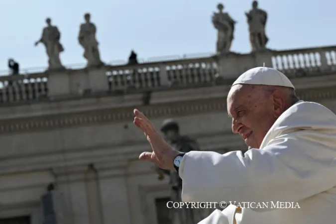 Papa Francesco durante un'udienza generale |  | Vatican Media /ACI Group