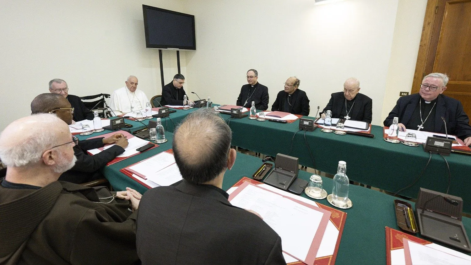 Una riunione del Consiglio dei cardinali ( Archivio)