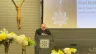L'arcivescovo Paul Richard Gallagher durante la lectio magistralis all'Università Cattolica di Zagabria, 31 maggio 2024 / Vatican News