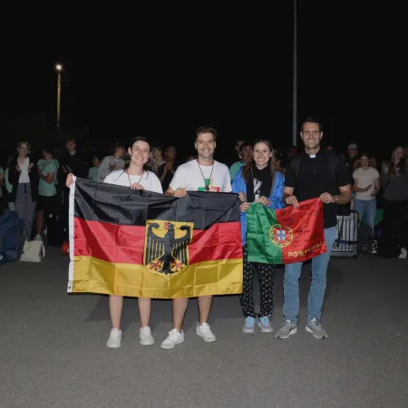 Ragazzi tedeschi alla GMG |  | Weltjugendtag