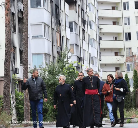 L'arcivescovo de Moulins Beaufort in Ucraina | Servizio Informazioni UGCC