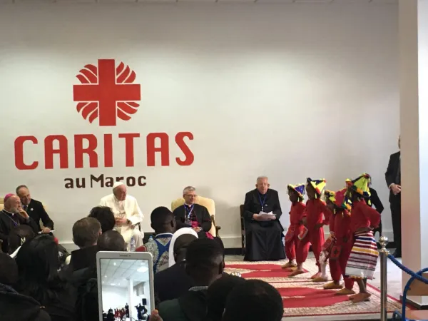 Papa Francesco alla Caritas di Rabat |  | VAMP
