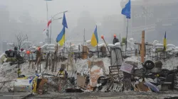 Ucraini in piazza Maidan per la cosiddetta "Rivoluzione della Dignità" / Wikimedia Commons
