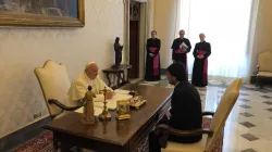L'incontro tra Evo Morales e Papa Francesco, Palazzo Apostolico Vaticano, 30 giugno 2018 / Twitter @gulasalajillo
