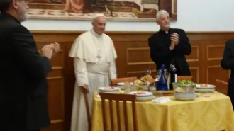 Sant'Ignazio, il Papa in visita dai suoi confratelli Gesuiti