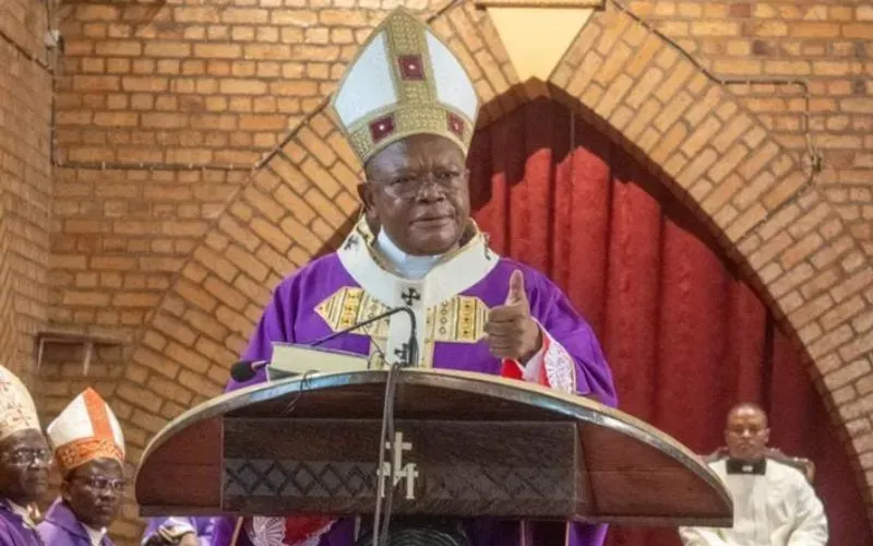Cardinale Fridolin Ambongo, arcidiocesi di Kinshasa, nella Repubblica Democratica del Congo (RDC).
