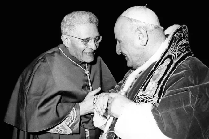 Il Cardinale Tardini con Giovanni XXIII |  | Villa Nazareth