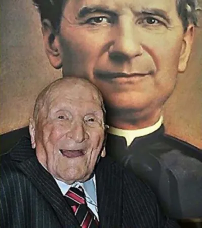 Don Giuseppe Berno | Don Giuseppe Berno con i suoi 107 anni è il salesiano più anziano del mondo | InfoAns