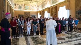 Papa Francesco: "La Chiesa ha bisogno dello slancio e della fede dei giovani"