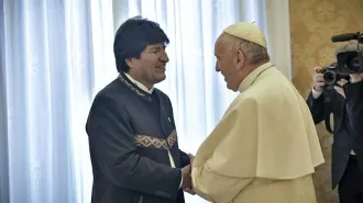 Evo Morales, terza visita a Papa Francesco in un clima familiare
