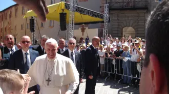 Papa Francesco a Camerino, la gioia di chi lo ha incontrato 