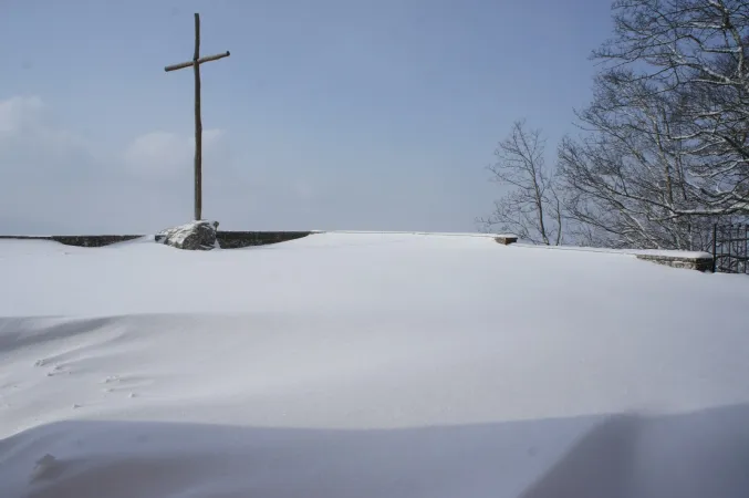 Il Santuario La Verna sotto la neve |  | Sito La Verna