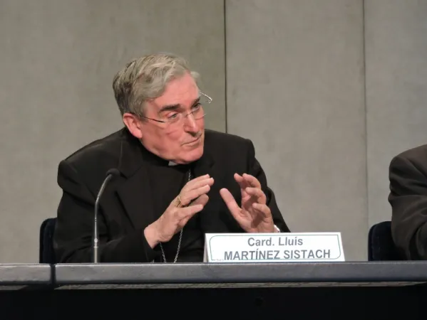 Il Card. Lluis Martinez Sistach, Arcivescovo di Barcellona |  | Marco Mancini - Acistampa
