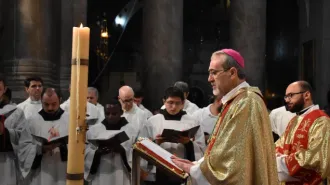 Il grazie dell’arcivescovo Pier Battista Pizzaballa all’ Ordine del Santo Sepolcro 