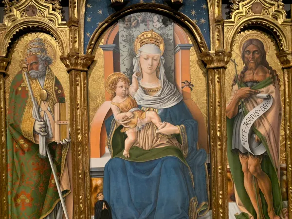 Gli ori di Crivelli, dettagli delle tavole  |  | Musei Vaticani 